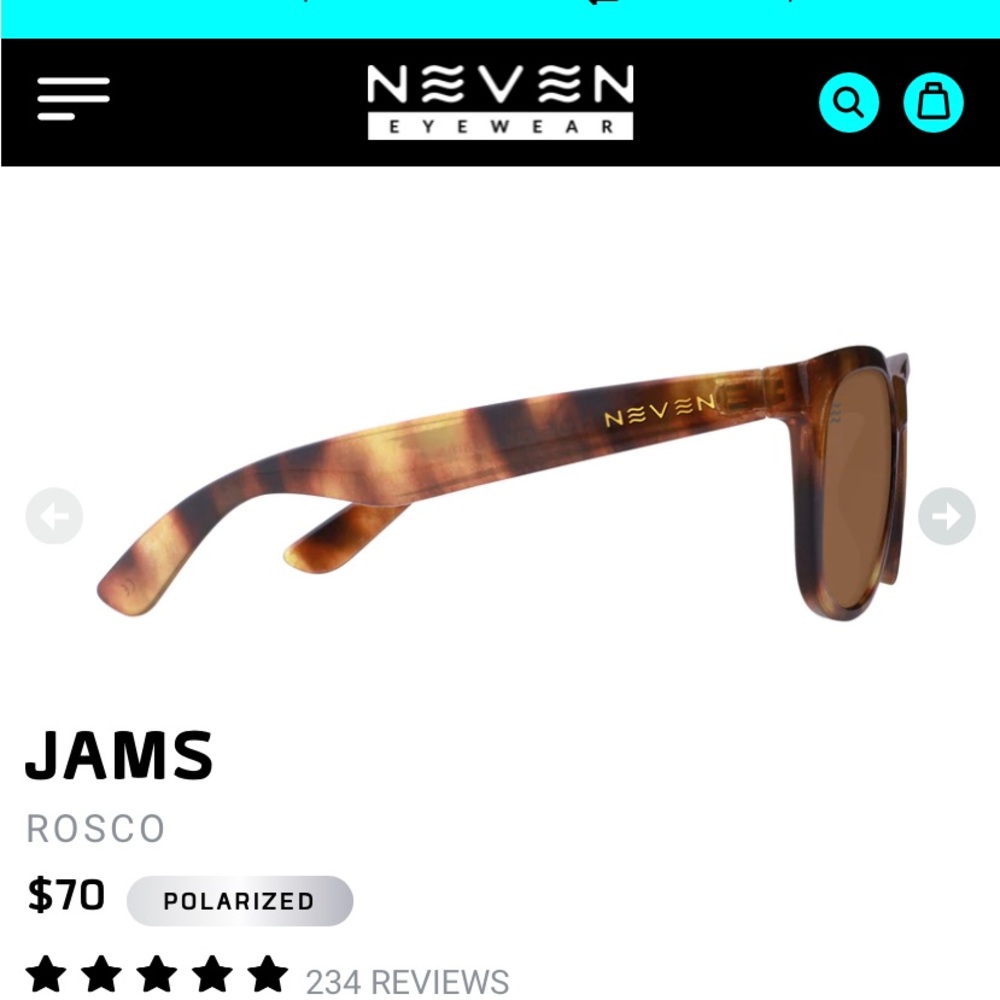 NEW IN BOX NEVEN Sunglasses